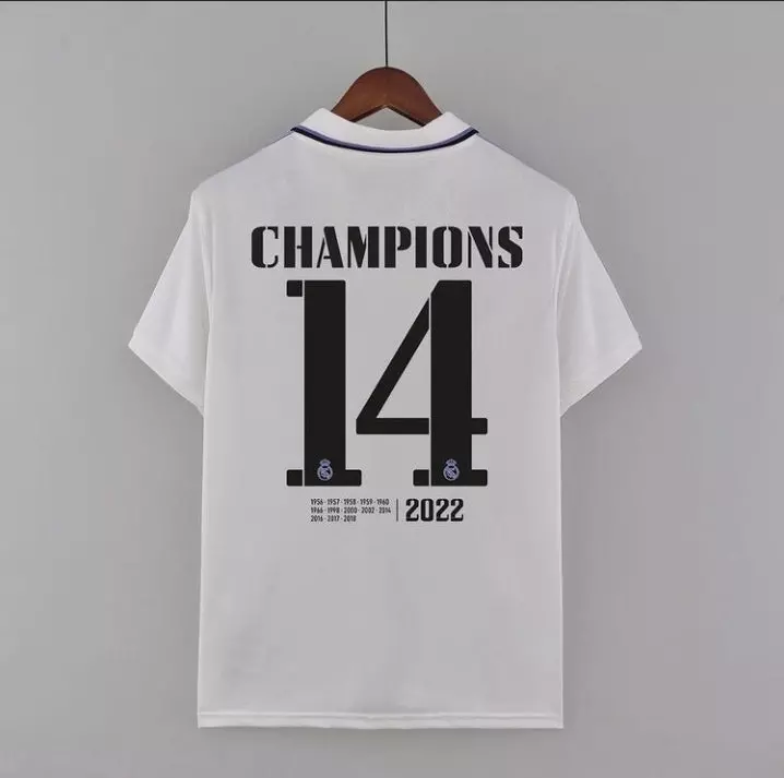CAMISETA LOCAL REAL MADRID 2022-23 (14 CHAMPIONS)